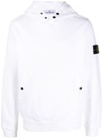 Stone Island hoodie en coton à logo Compass - Blanc - thumbnail