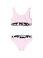 Off-White Kids bikini à logo imprimé - Rose - thumbnail