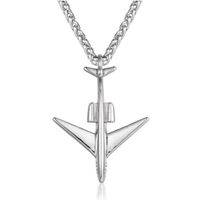 LGT Jewels heren ketting Edelstaal Airplane