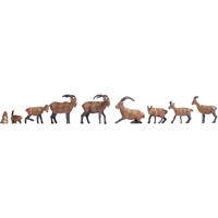 NOCH 15742 H0 Alpendieren figuren Geverfd