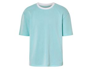 LIVERGY Heren T-shirt (Blauw/wit, XXL)