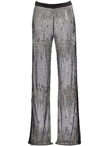 Retrofete pantalon Vondra à ornements de sequins - Noir