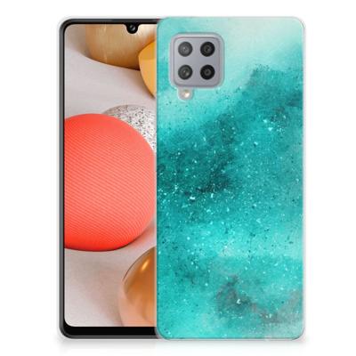 Smartphone hoesje Samsung Galaxy A42 Painting Blue Smartphone hoesje Samsung Galaxy A42 Painting Blue