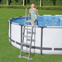 Bestway flowclear zwembadladder met 4 treden 132 cm Bestway flowclear zwembadladder met 4 treden 132 cm