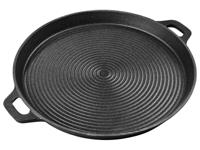 GRILLMEISTER Gietijzeren BBQ plaat of pan (Grillpan)