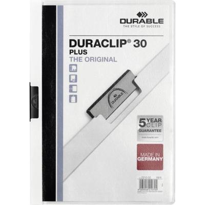Durable DURACLIP® PLUS 30 221302 DIN A4 Wit