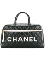 CHANEL Pre-Owned quilted luggage handbag - Noir - thumbnail