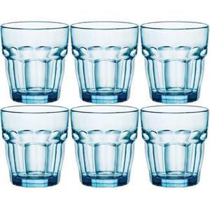 Bormioli Rocco Drinkglazen - 6x stuks - blauw - 270 ml