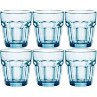 Bormioli Rocco Drinkglazen - 6x stuks - blauw - 270 ml