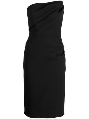 Maticevski robe mi-longue à design bandeau - Noir