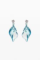 Oorbellen schelp kristal zalio - BLACK - U