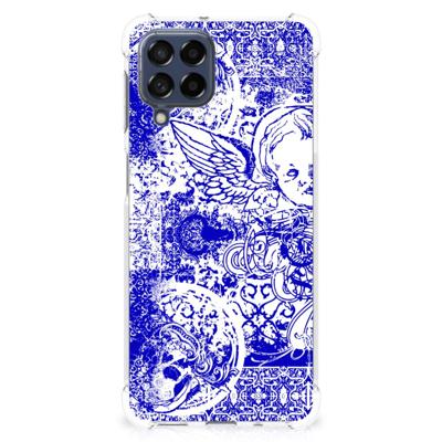Extreme Case Samsung Galaxy M53 Angel Skull Blauw Extreme Case Samsung Galaxy M53 Angel Skull Blauw