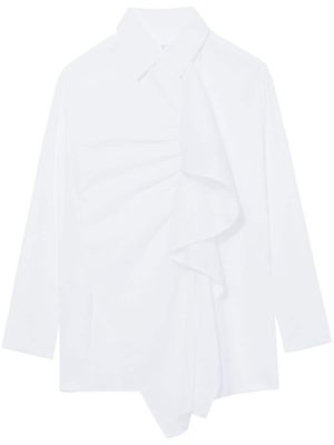 Y's chemise en coton à volants - Blanc