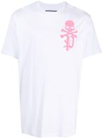 Philipp Plein t-shirt SS Skull & Bones à col rond - Blanc - thumbnail