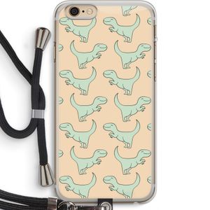 Dinos: iPhone 6 PLUS / 6S PLUS Transparant Hoesje met koord