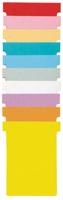 Nobo T-planbordkaarten index 1,5, ft 53 x 45 mm, wit
