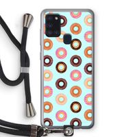 Donuts: Samsung Galaxy A21s Transparant Hoesje met koord