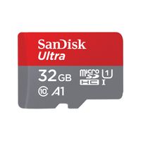 SanDisk MicroSDHC Ultra 32GB 120MB/s C10-UHSI-A1 Photo Micro SD-kaart Grijs - thumbnail