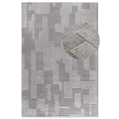 Wollen Vloerkleed Wilhelmine - Grijs 150x80cm - - Dekbed-Discounter.nl