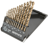 graphite metaalborenset 1.5 - 6.5mm 13 stuks 57h088