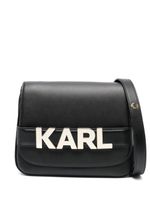 Karl Lagerfeld sac à bandoulière à plaque logo K/Letters - Noir - thumbnail