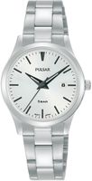 Pulsar PH7539X1 Horloge staal zilverkleurig-wit 28 mm