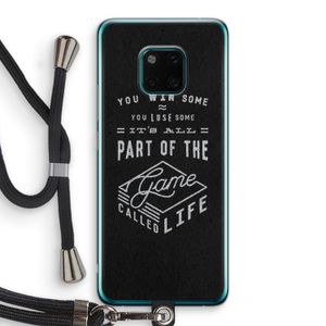 Life: Huawei Mate 20 Pro Transparant Hoesje met koord