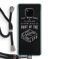 Life: Huawei Mate 20 Pro Transparant Hoesje met koord