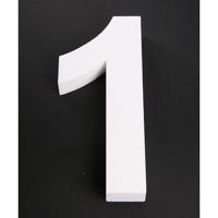 Piepschuim cijfer 1 jaar - H25 cm - hobby/knutselmateriaal - DIY - Knutselen - Cijfers zelf maken Piepschuim cijfer 1 jaar - H25 cm - hobby/knutselmateriaal - DIY - Knutselen - Cijfers zelf maken