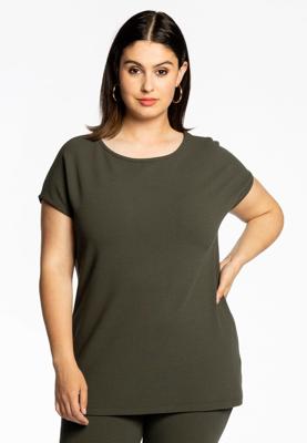 Yoek T-Shirt wijd | Groen | Maat 58/60