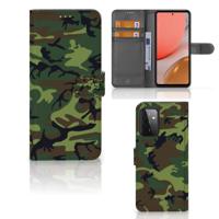 Samsung Galaxy A72 | Telefoon Hoesje | Army Dark