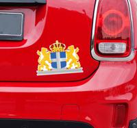 Sticker voor auto Zwolle badge