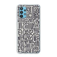 Moroccan Print: Samsung Galaxy A32 4G Transparant Hoesje Moroccan Print: Samsung Galaxy A32 4G Transparant Hoesje
