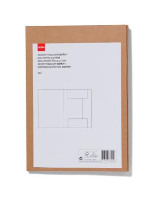 HEMA Dossiermappen kraft A4 - 10 stuks