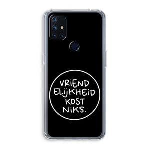 Vriendelijkheid: OnePlus Nord N10 5G Transparant Hoesje