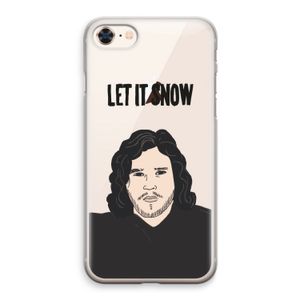 Let It Snow: iPhone 8 Transparant Hoesje