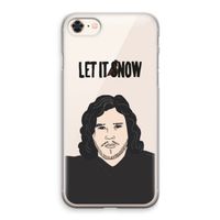 Let It Snow: iPhone 8 Transparant Hoesje