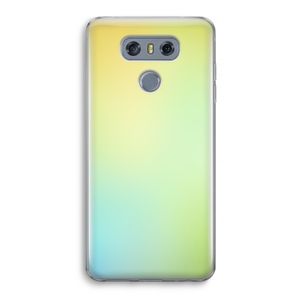 Minty mist pastel: LG G6 Transparant Hoesje