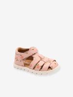 BEKA S leren sandalen met klittenbandsluiting voor meisjes BISGAARD perzik