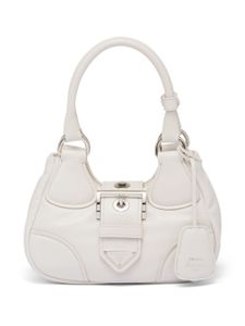 Prada mini sac Moon en cuir Nappa matelassé - Blanc