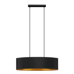 EGLO Zaragoza Hanglamp - E27 - 78 cm - Zwart/Goud