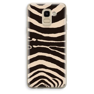 Arizona Zebra: Samsung Galaxy J6 (2018) Transparant Hoesje