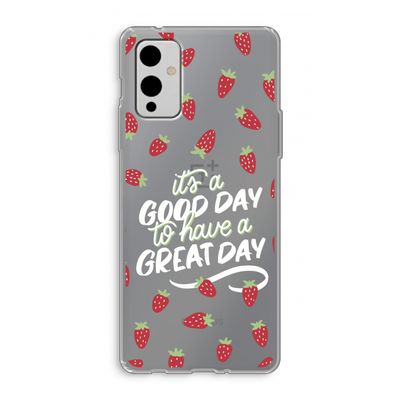 Don't forget to have a great day: OnePlus 9 Transparant Hoesje