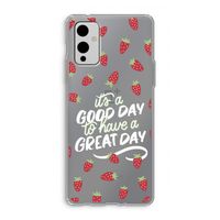Don't forget to have a great day: OnePlus 9 Transparant Hoesje