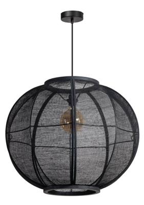 Hanglamp Fabric Black Ø78