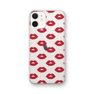Lips: iPhone 12 Transparant Hoesje