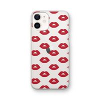 Lips: iPhone 12 Transparant Hoesje