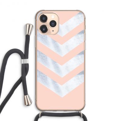 Marmeren pijlen: iPhone 11 Pro Max Transparant Hoesje met koord