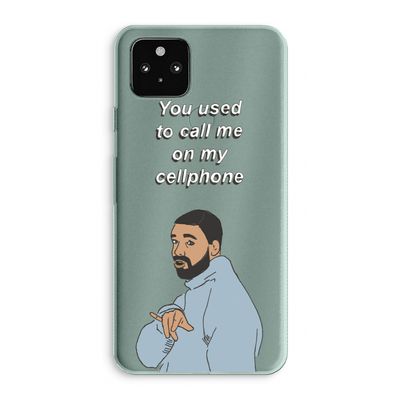 Hotline bling: Google Pixel 5a 5G Transparant Hoesje