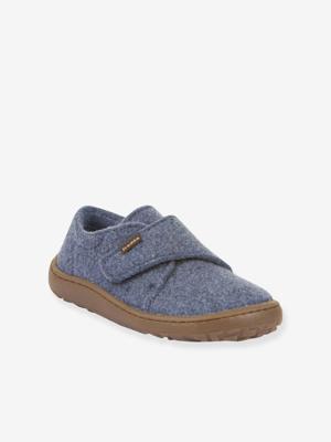Barefoot sloffen voor kinderen BAREFOOT WOOLY Froddo jeansblauw